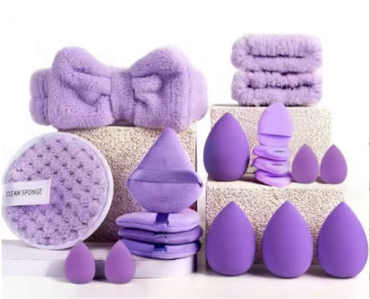 Beauty Blender Makeup Sponge & Facial Cleansing Accessories Set